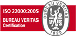 Znak ISO 22000 BUREAU VERITAS Certification 